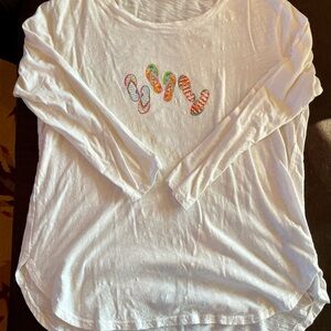 Fresh Produce White Long Sleeve T-Shirt